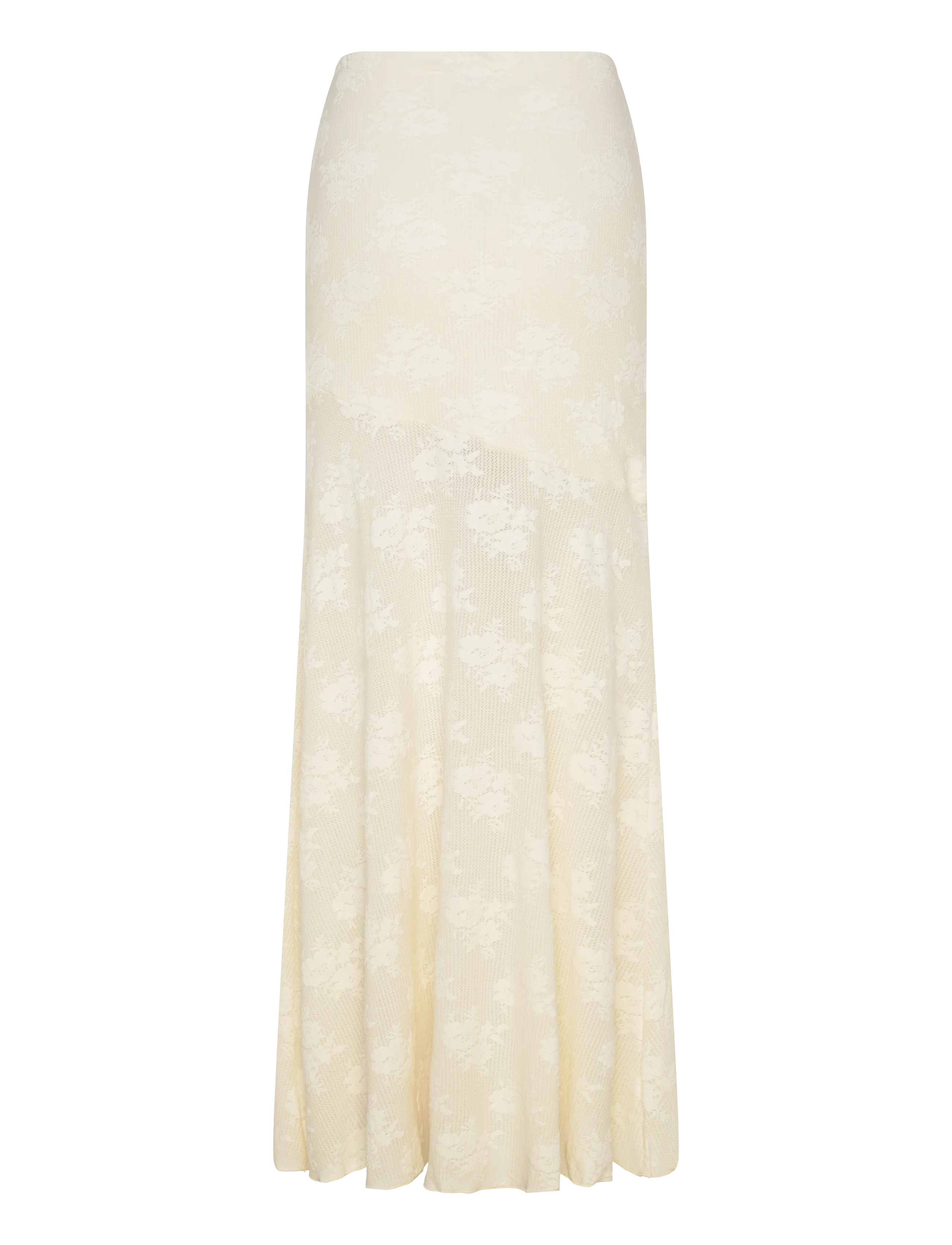 Gina Tricot - Jacquard skirt - maxi nederdele - gardenia (1496) - 1