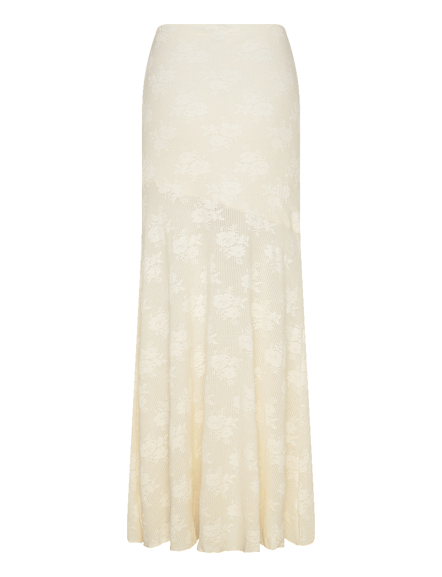 Gina Tricot - Jacquard skirt - maxi röcke - gardenia (1496) - 2