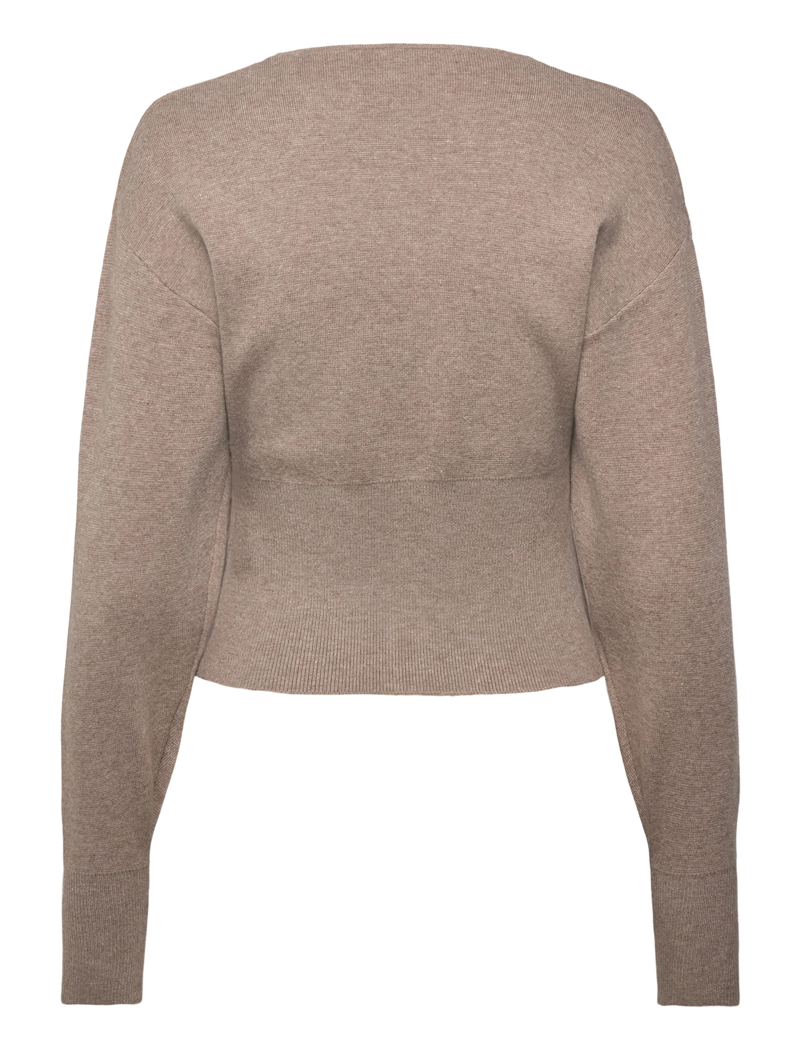 Gina Tricot - Shaped knitted cardigan - cardigans - brown melange (7924) - 2