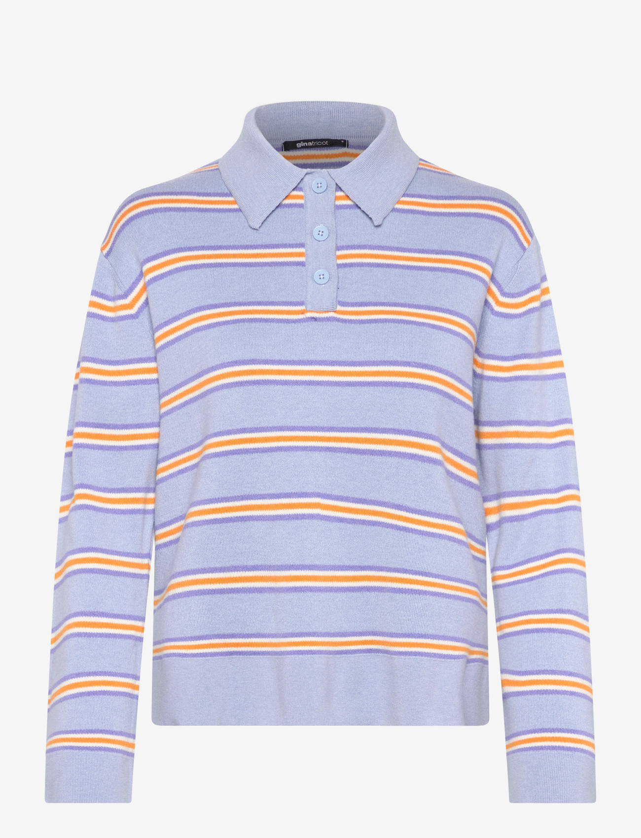 Gina Tricot - Knitted collar sweater - sviitrid - multi (1025) - 0