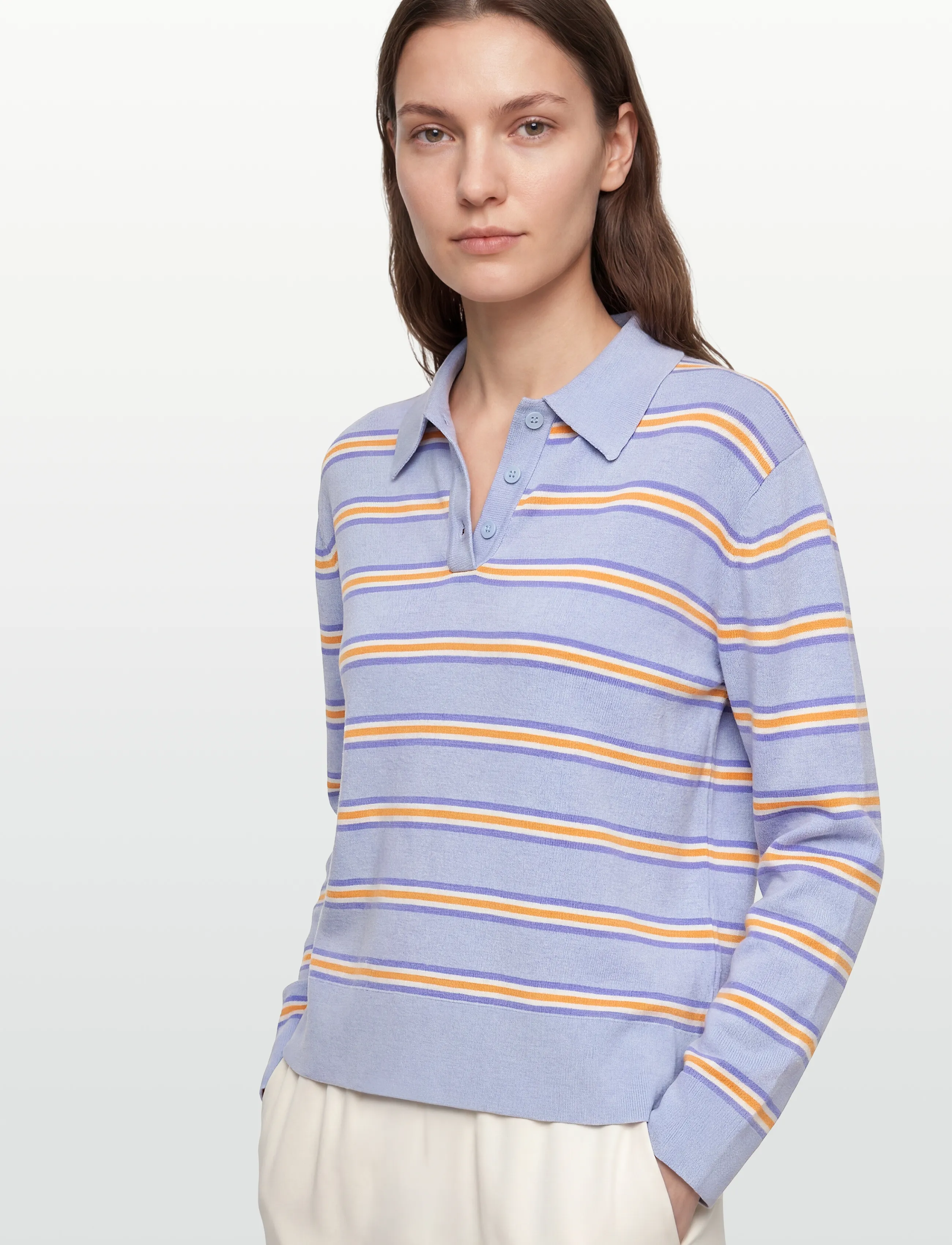 Gina Tricot - Knitted collar sweater - sviitrid - multi (1025) - 3