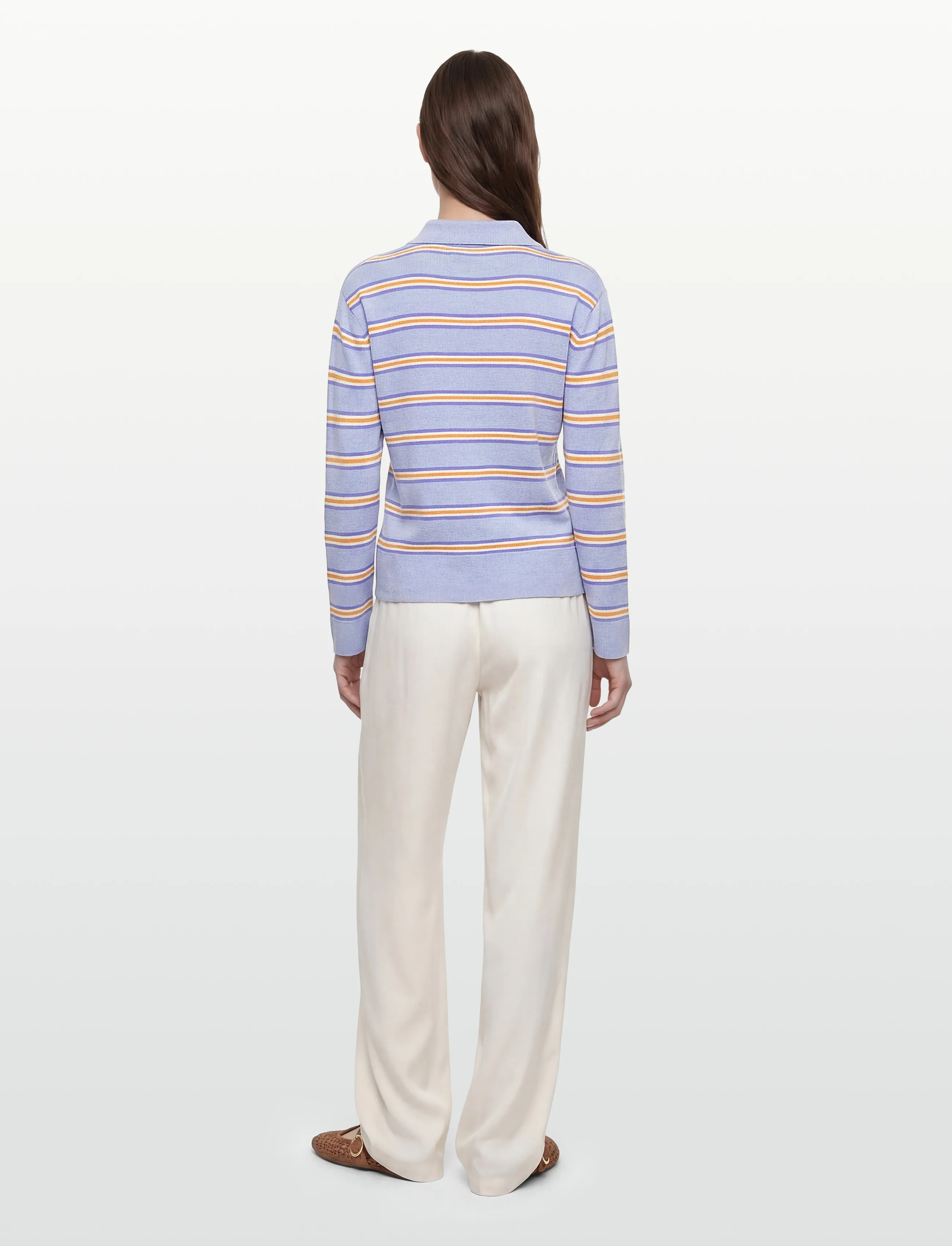 Gina Tricot - Knitted collar sweater - sviitrid - multi (1025) - 4