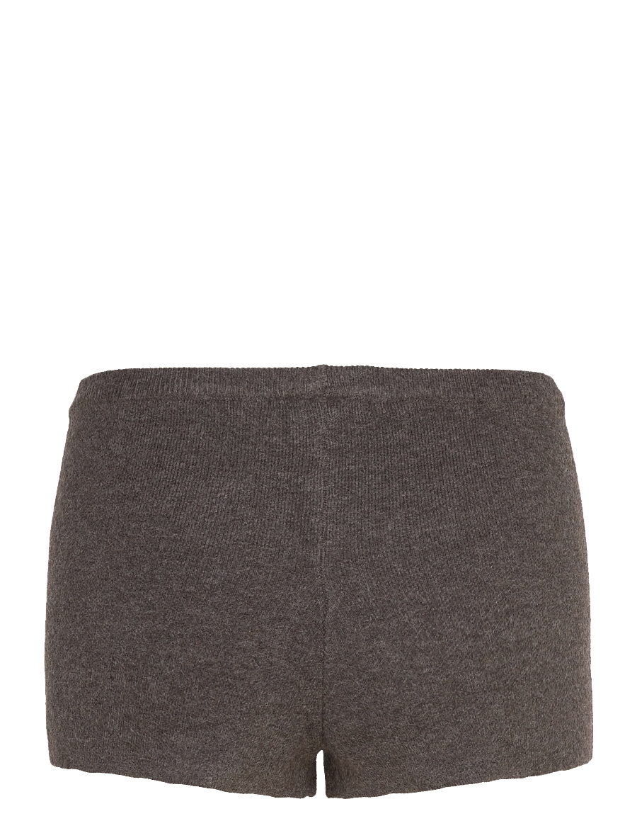 Gina Tricot - Knitted mini shorts - freizeitshorts - brown melange (7924) - 1