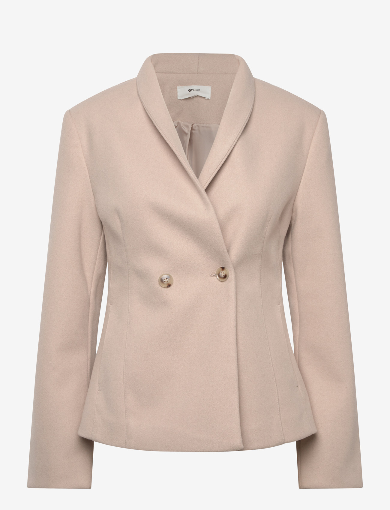 Gina Tricot - Shaped wool blend jacket - wool jackets - sand beige (7530) - 0