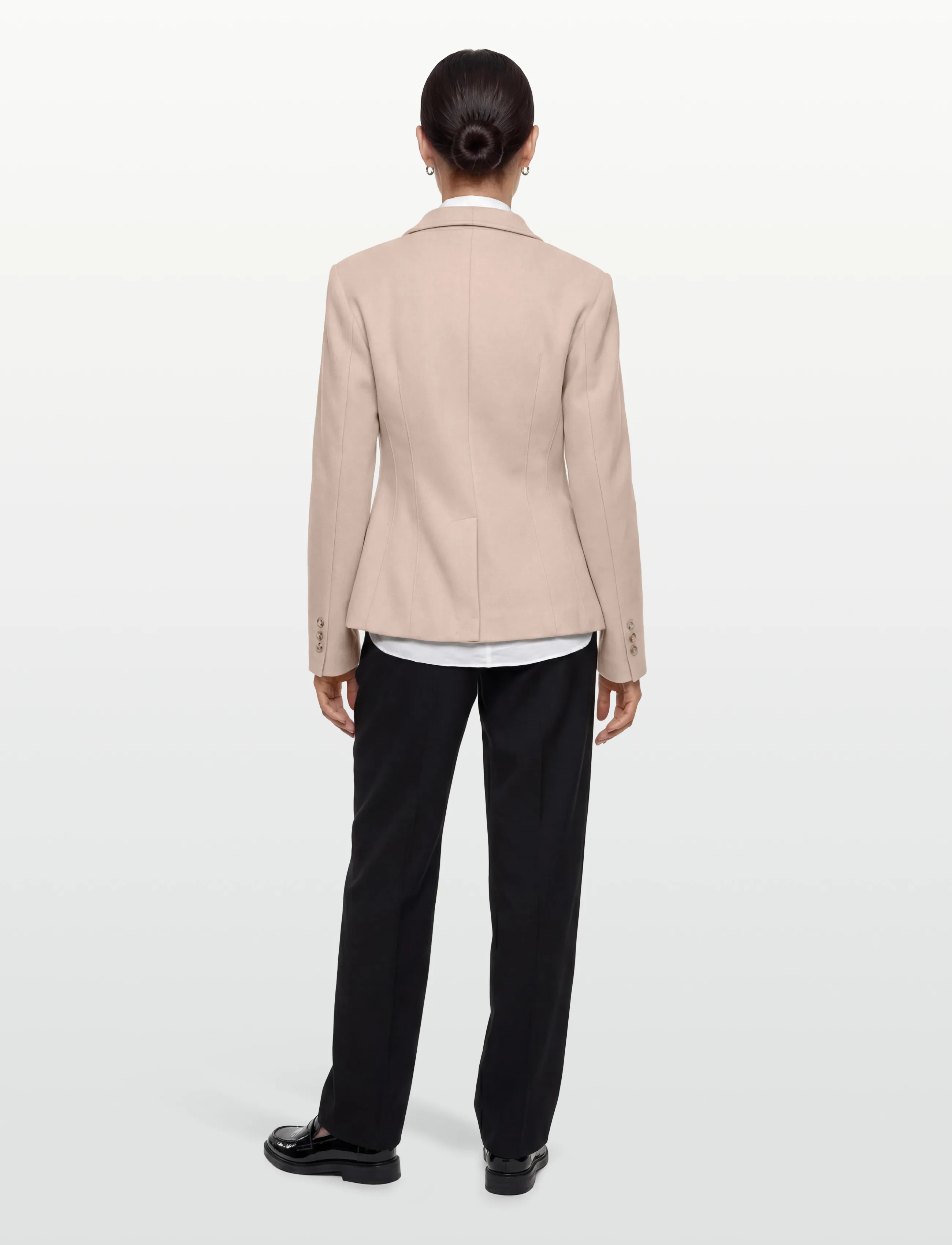 Gina Tricot - Shaped wool blend jacket - wolljacken - sand beige (7530) - 4