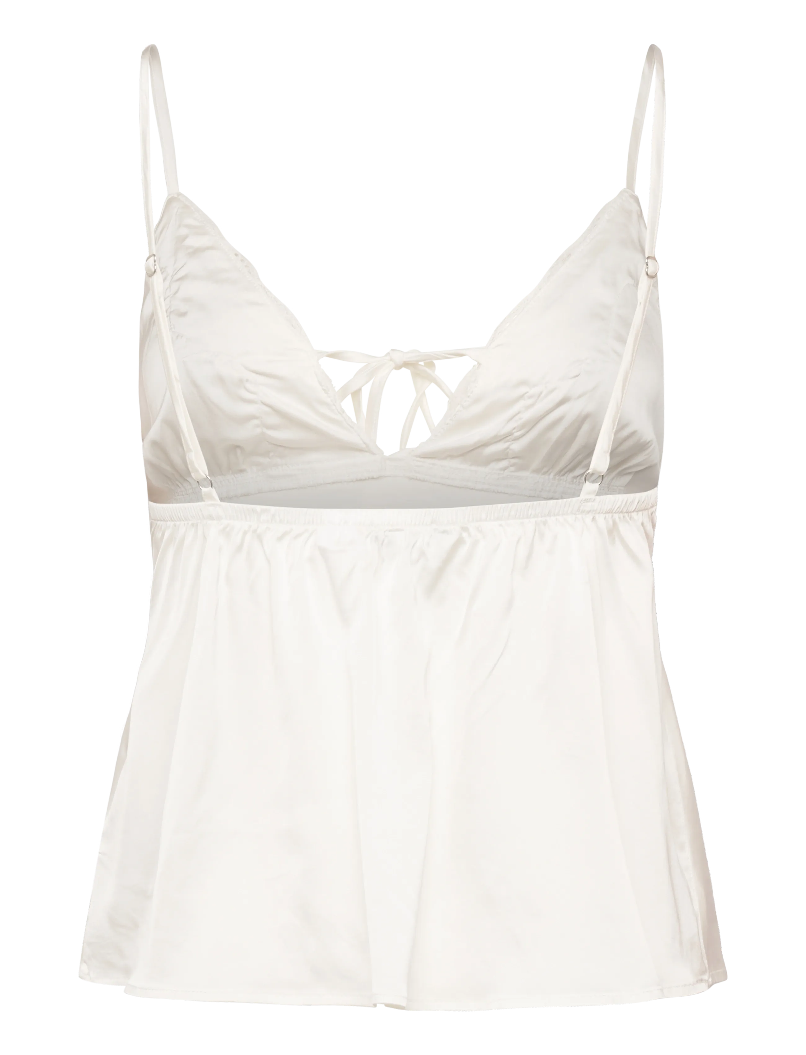 Gina Tricot - Satin loungewear singlet - overdele - gardenia (1496) - 1