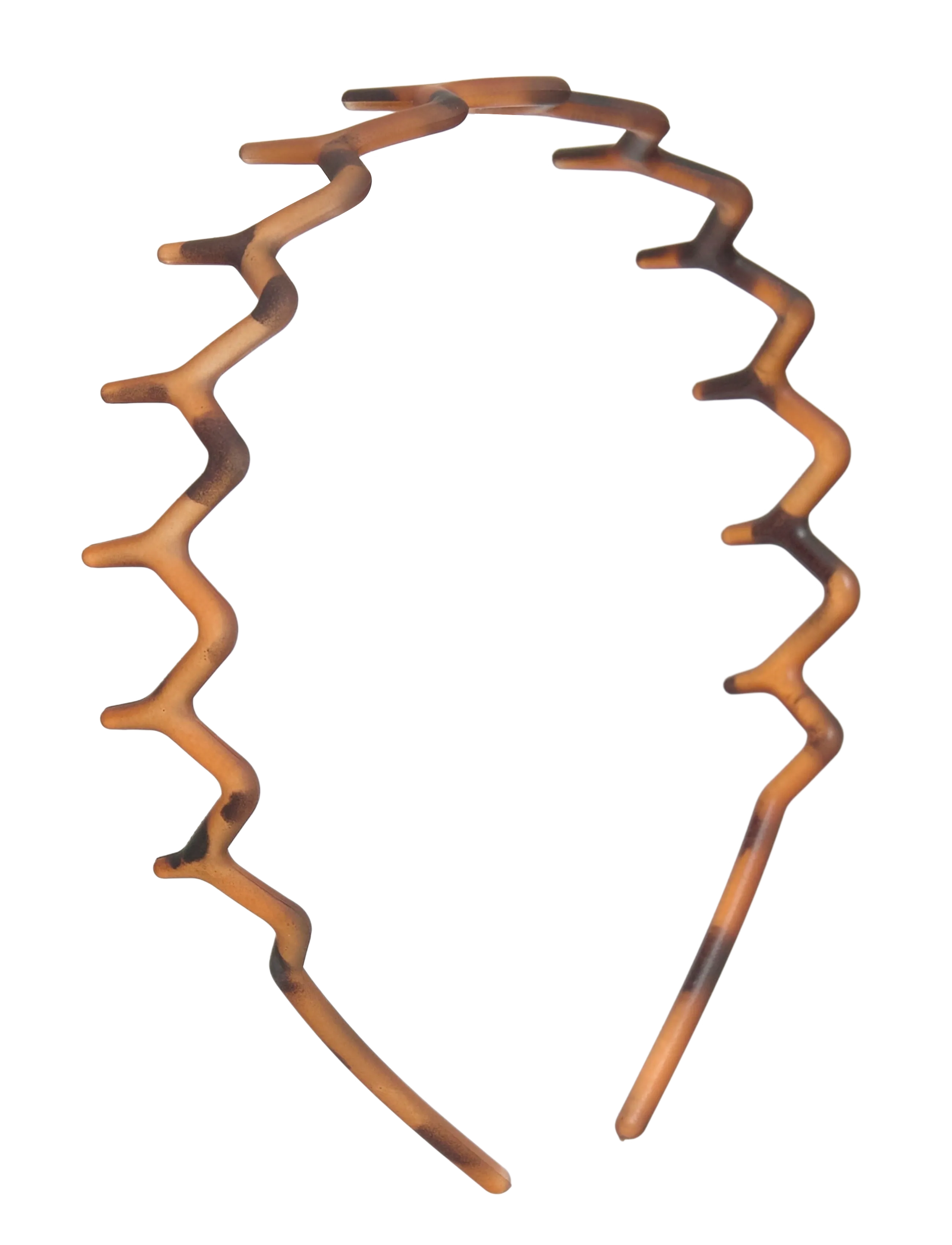Gina Tricot - 3-pack zig zag headband - brown/turtoise (7091) - 1