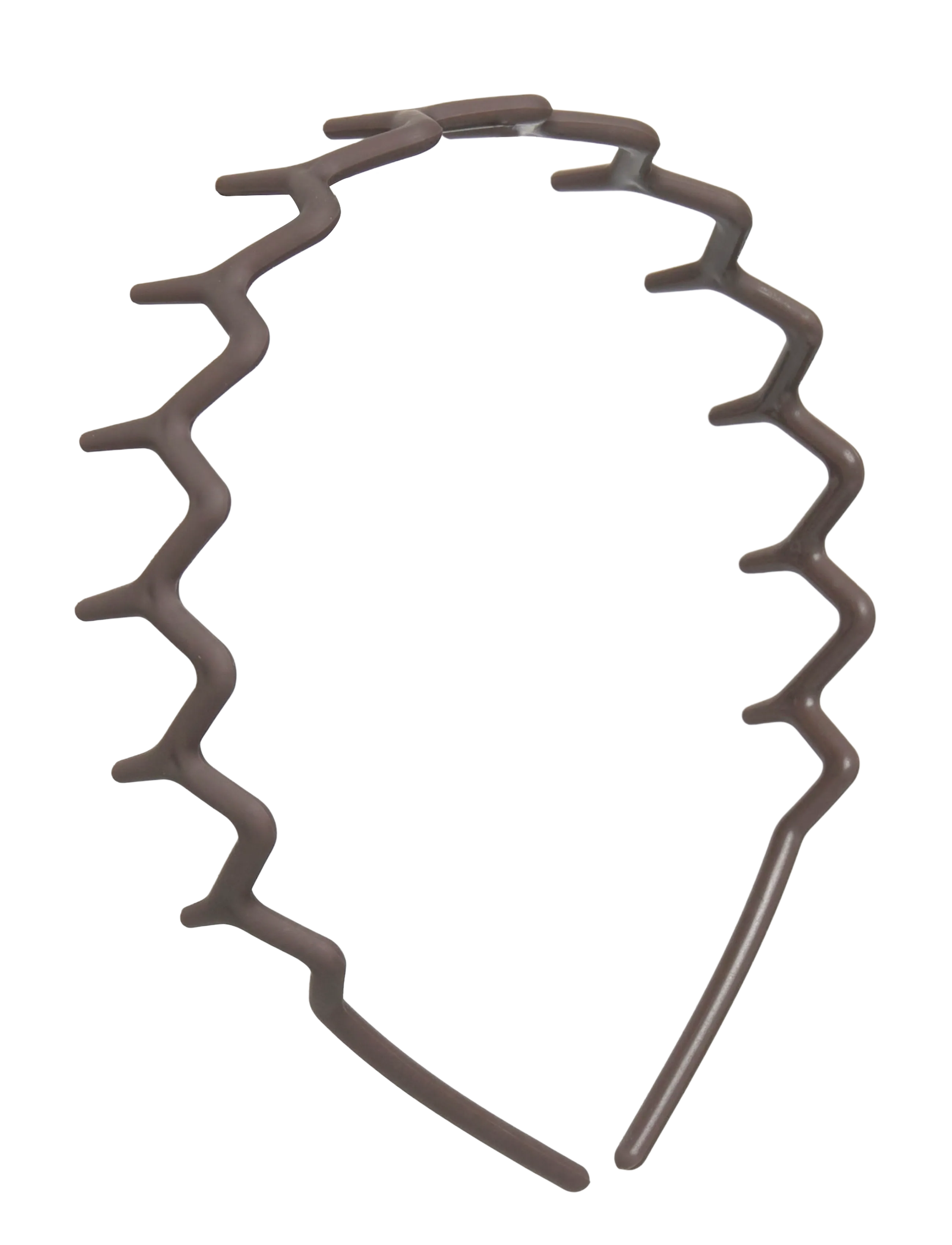 Gina Tricot - 3-pack zig zag headband - brown/turtoise (7091) - 2