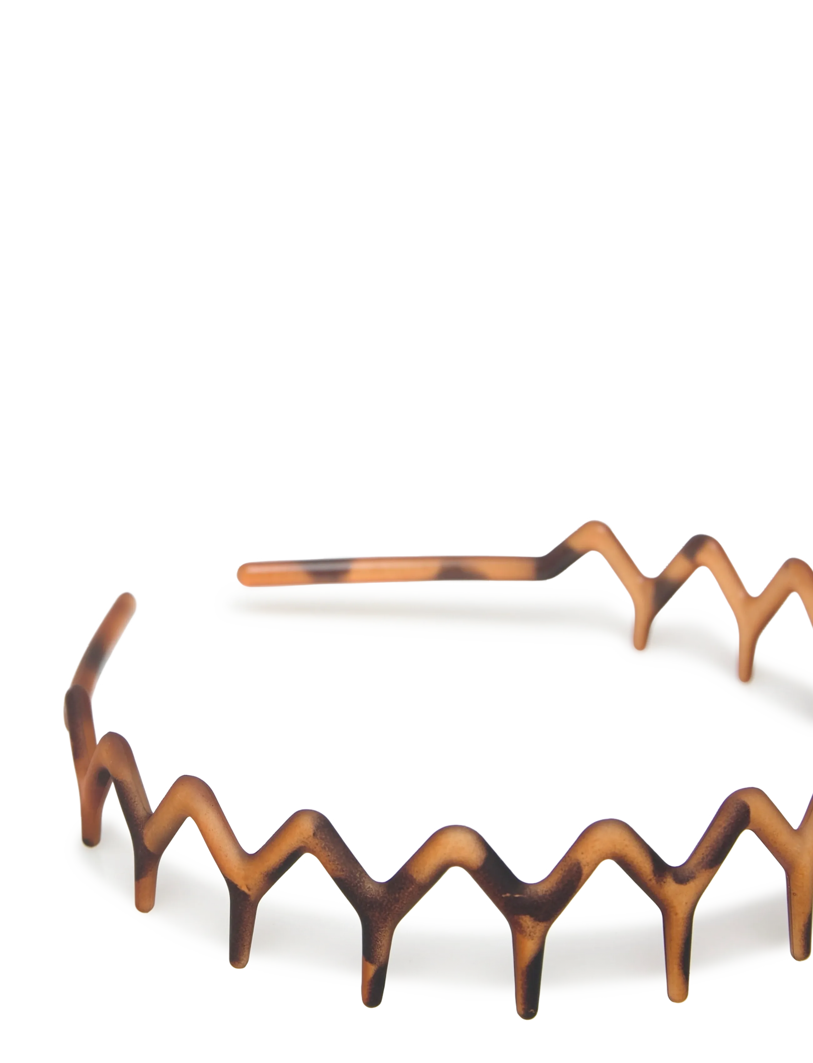 Gina Tricot - 3-pack zig zag headband - brown/turtoise (7091) - 5