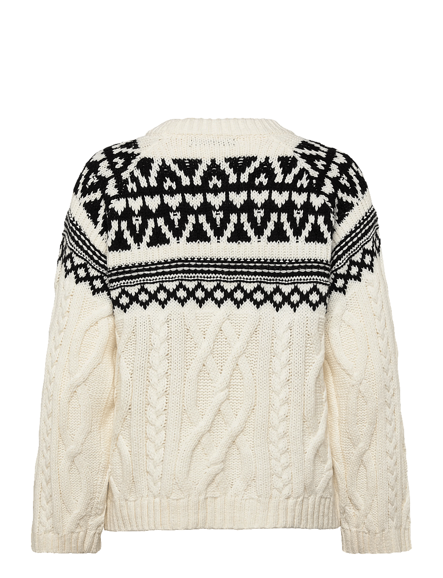 Gina Tricot - Jacquard knitted sweater - striktrøjer - cream (1047) - 2