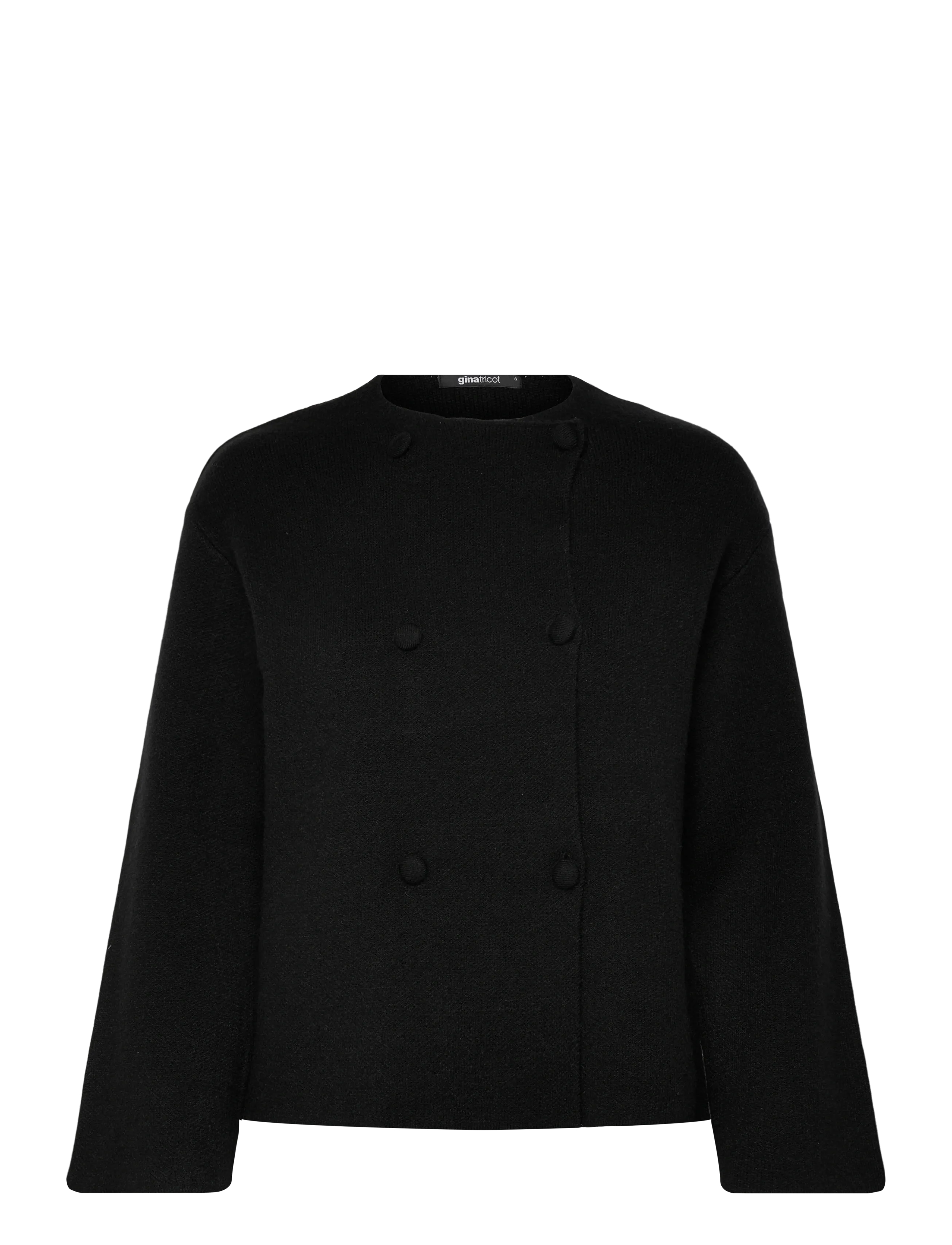 Gina Tricot Knitted button cardigan - Knitwear - BLACK (9000) / black