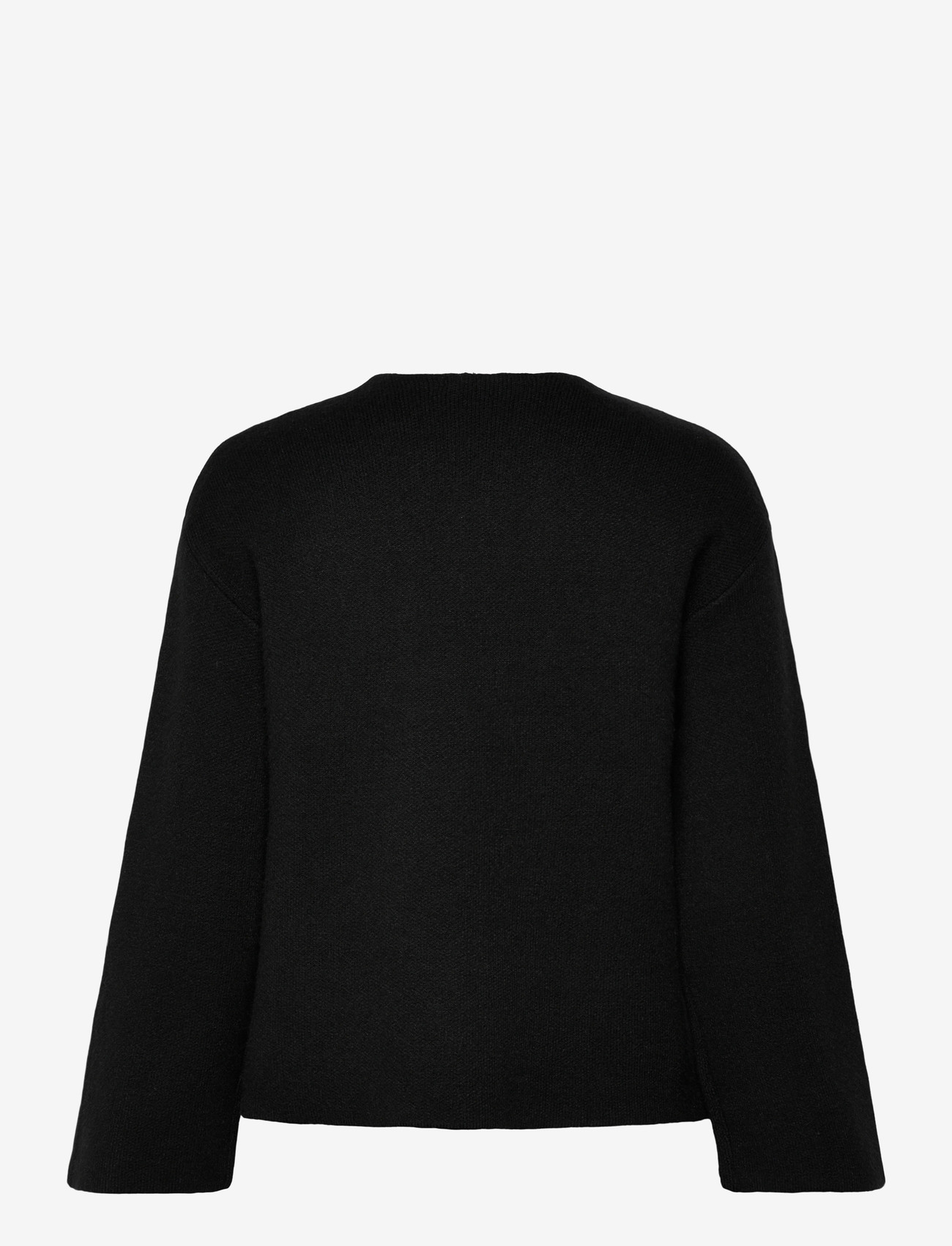 Gina Tricot - Knitted button cardigan - cardigans - black (9000) - 1