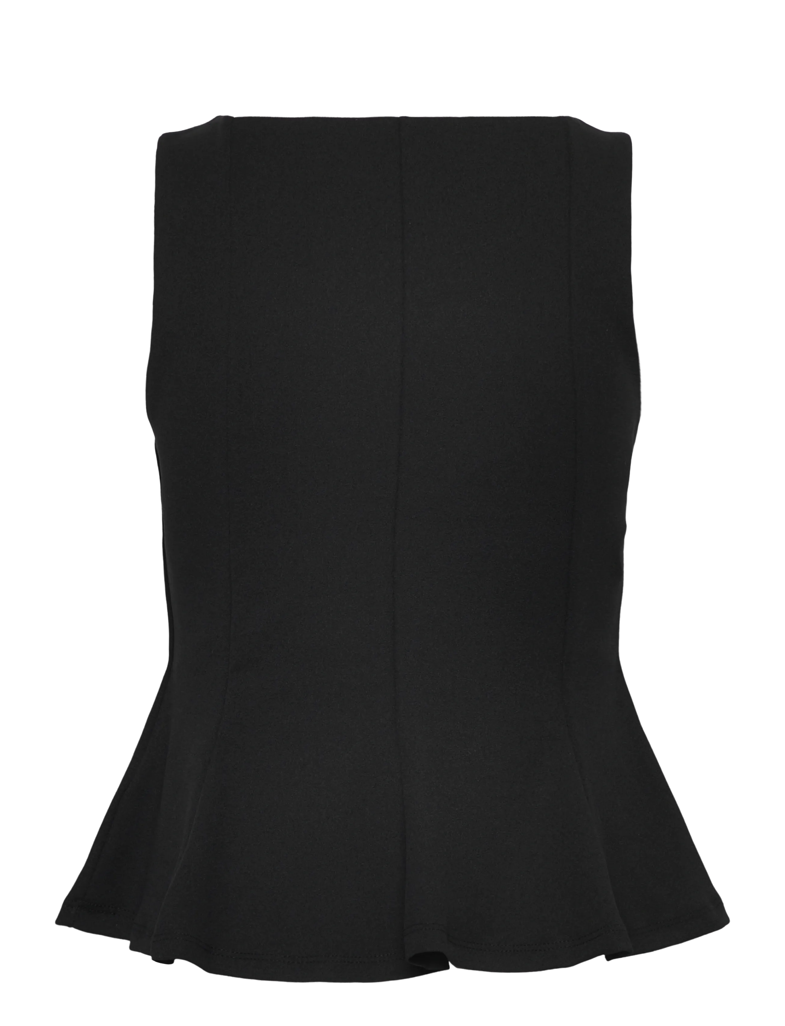 Gina Tricot - Peplum top - Īsi topi - black (9000) - 1