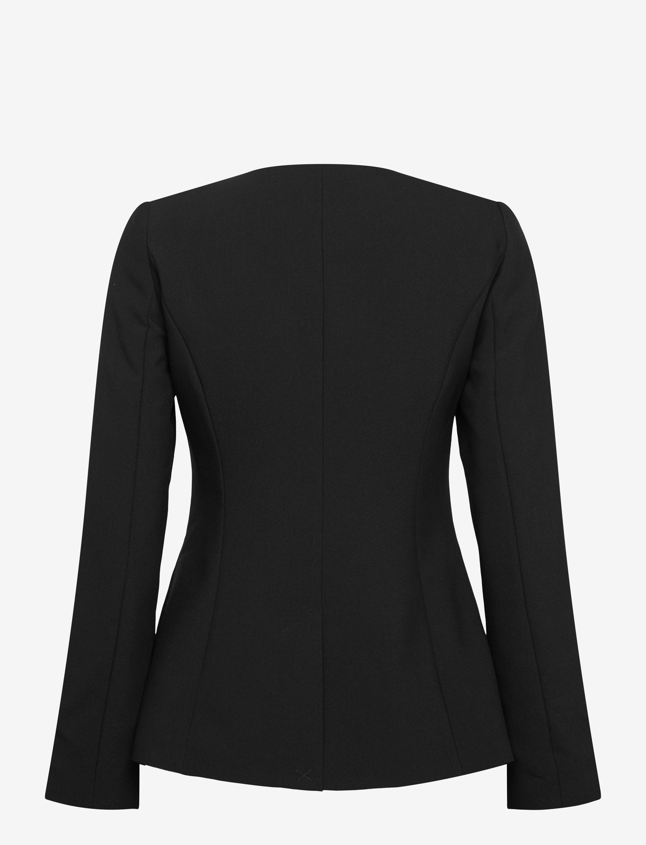 Gina Tricot - High neck shaped blazer - Ühes joones nööpidega bleiserid - black (9000) - 2