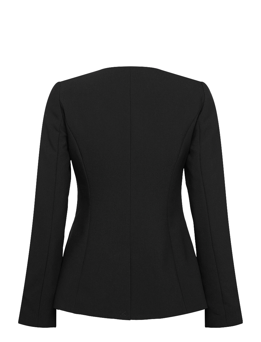 Gina Tricot - High neck shaped blazer - einreihige blazer - black (9000) - 2