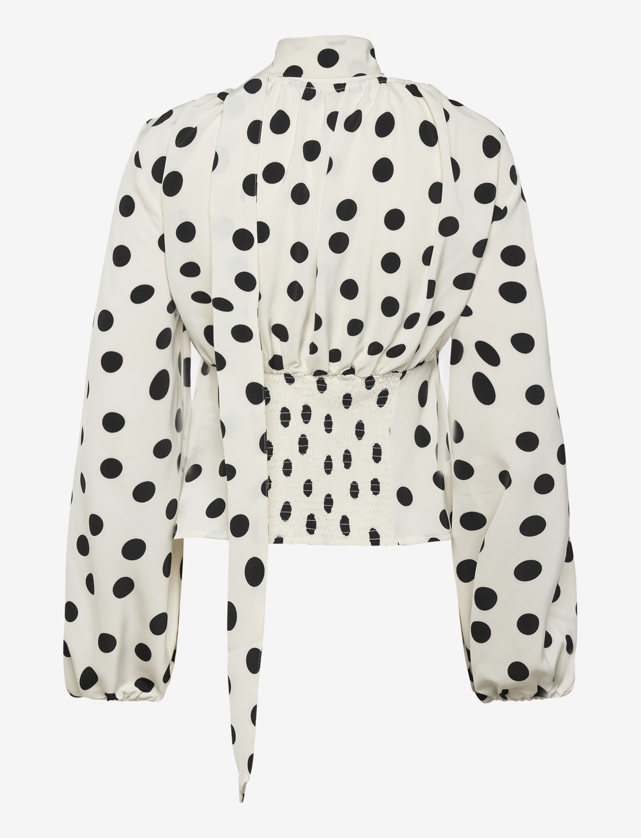 Gina Tricot - Scarf top - offwhite dot (1526) - 1