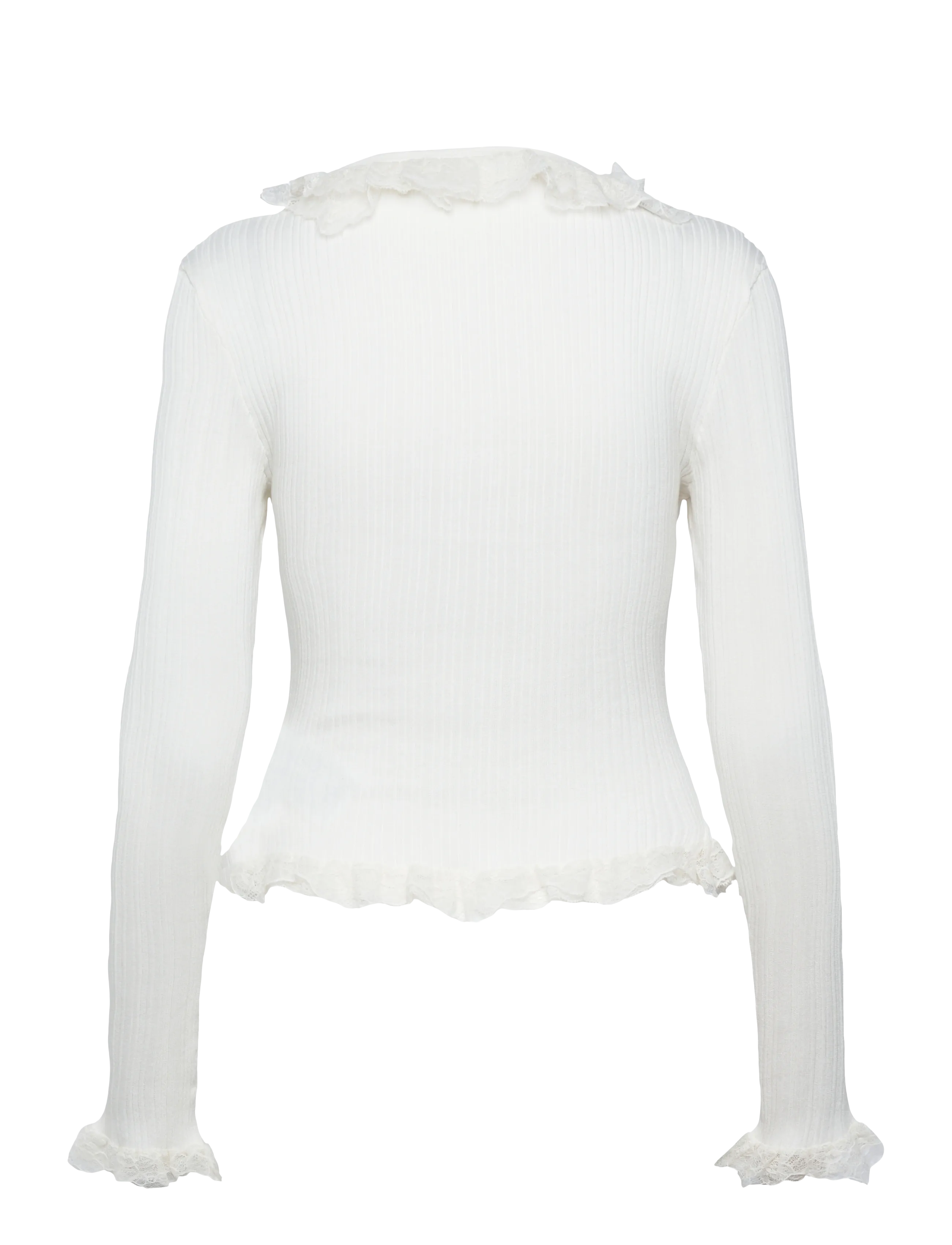 Gina Tricot - Knitted lace cardigan - cardigans - ecru (1045) - 2