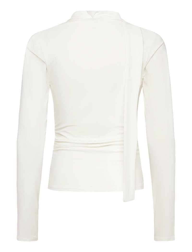 Gina Tricot - Scarf top - langärmlige tops - offwhite - 2