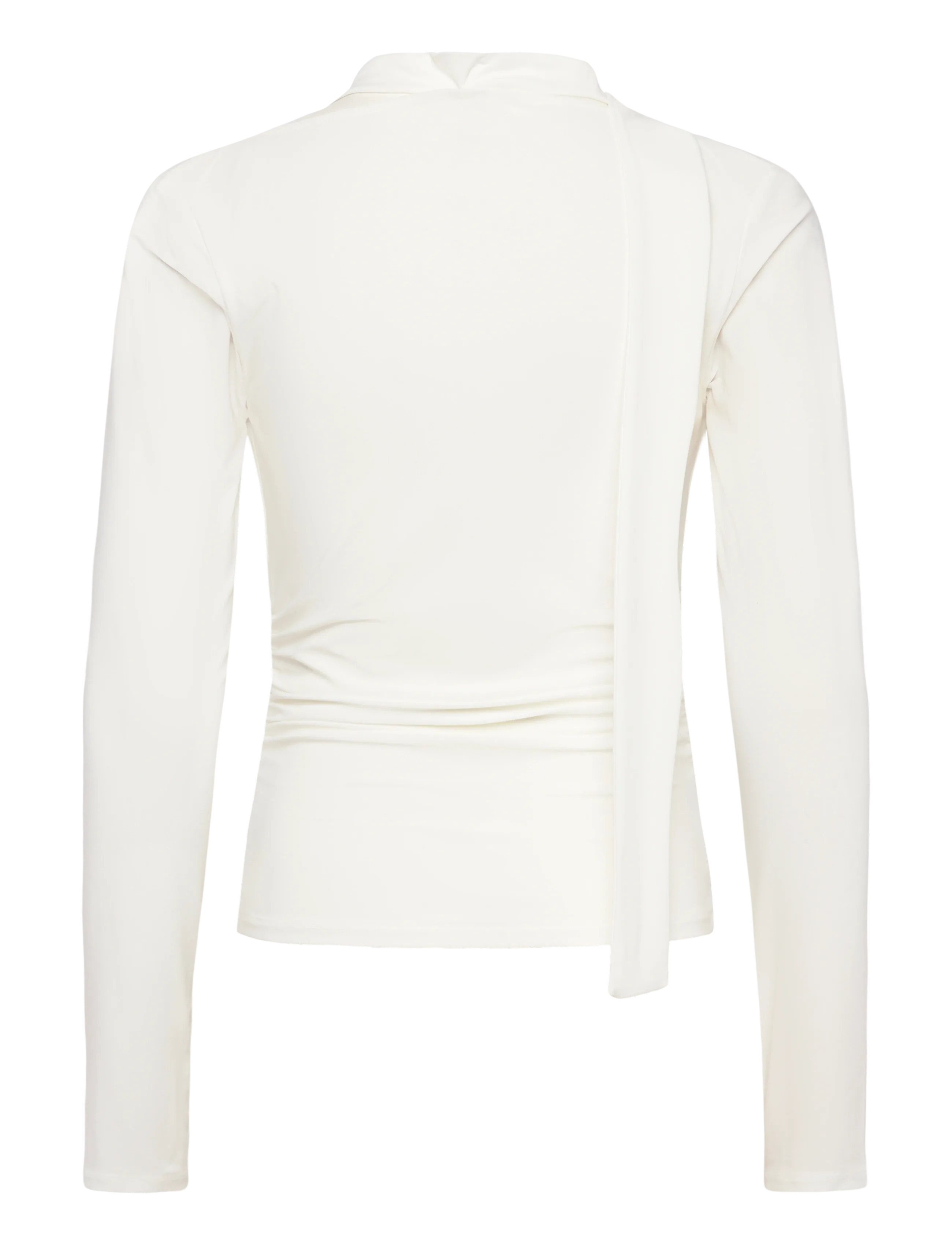Gina Tricot - Scarf top - langärmlige tops - offwhite - 2