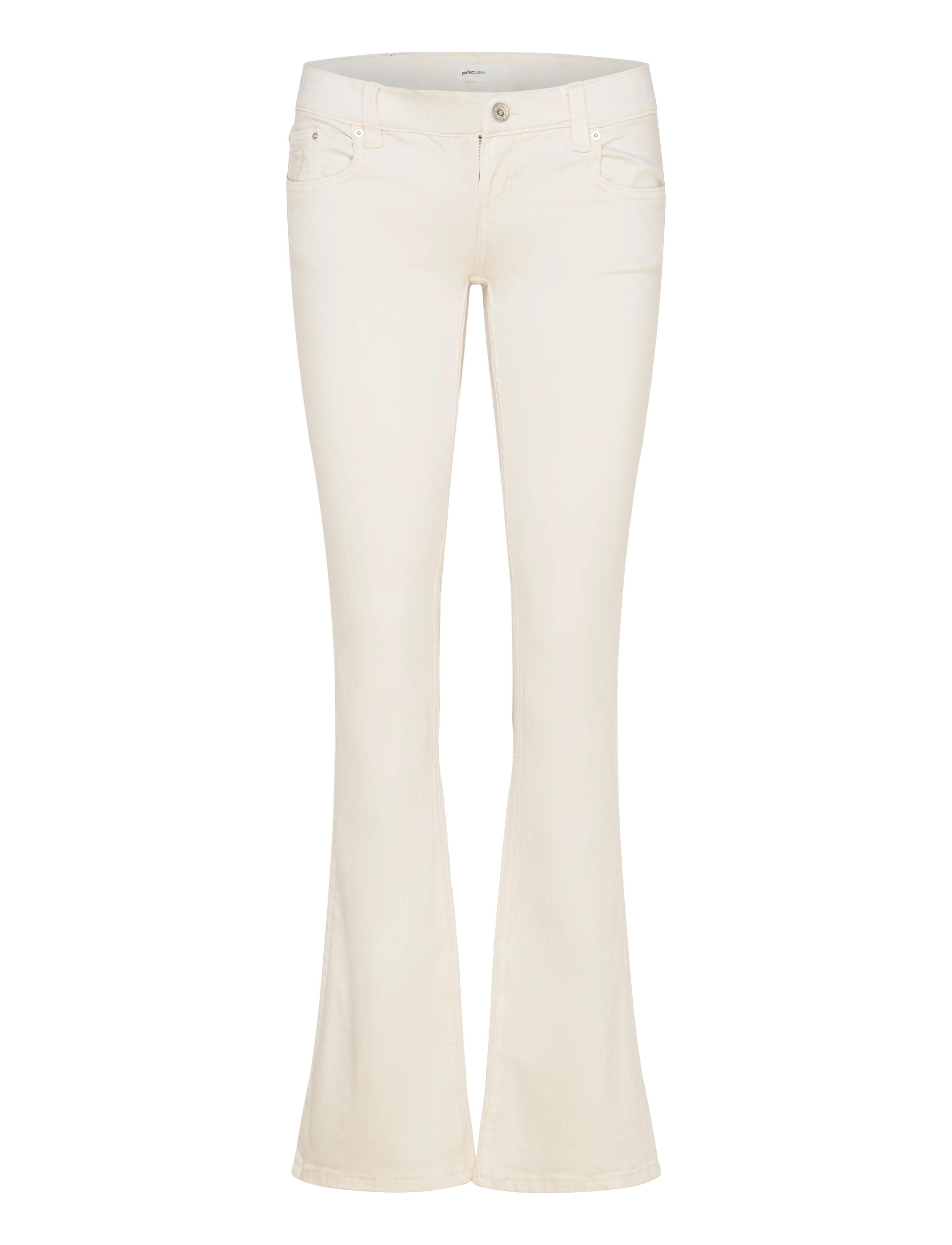 Gina Tricot Ultra low bootcut jeans - Bootcut jeans - OFFWHITE / cream