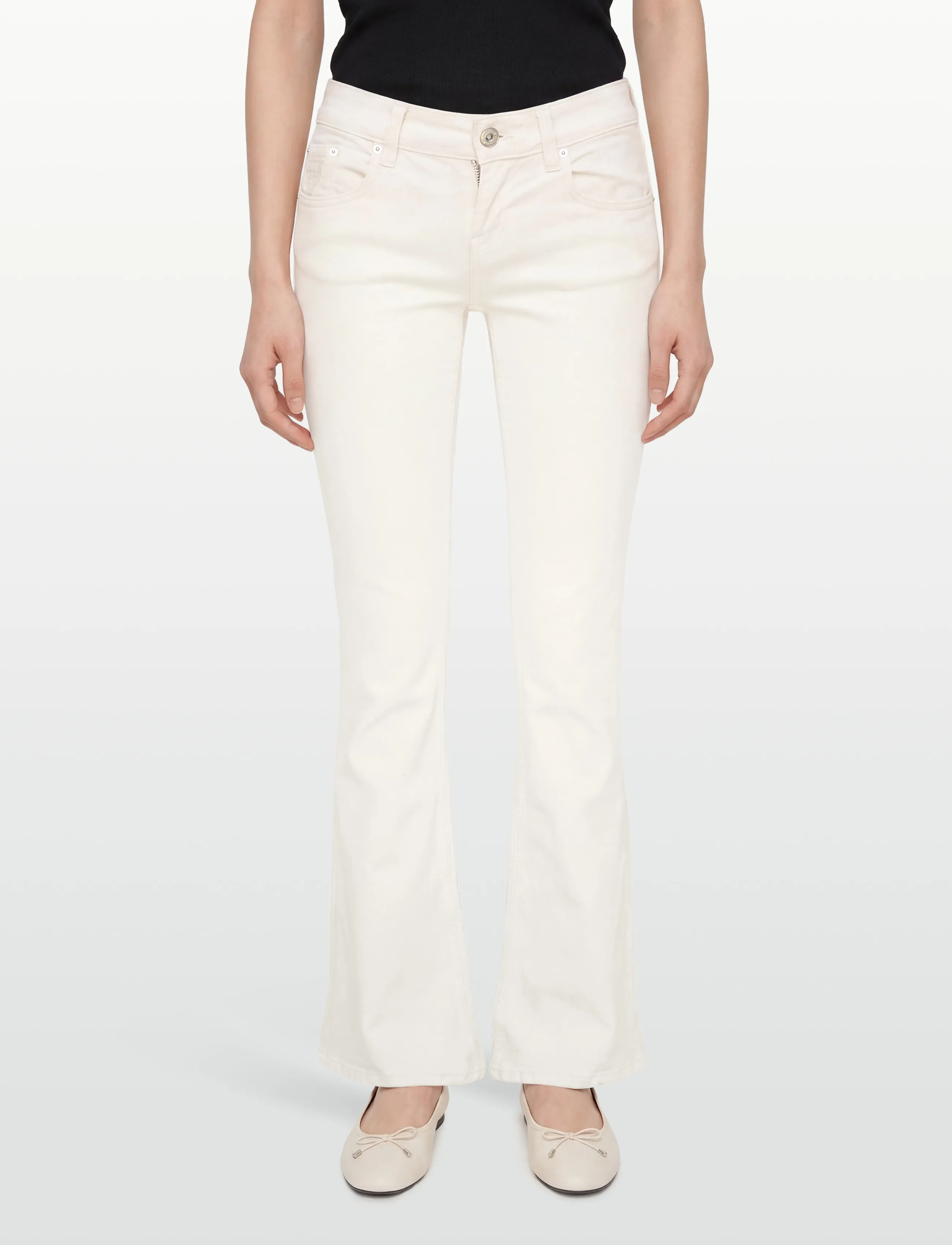 Gina Tricot - Ultra low bootcut jeans - bootcut jeans - offwhite - 3