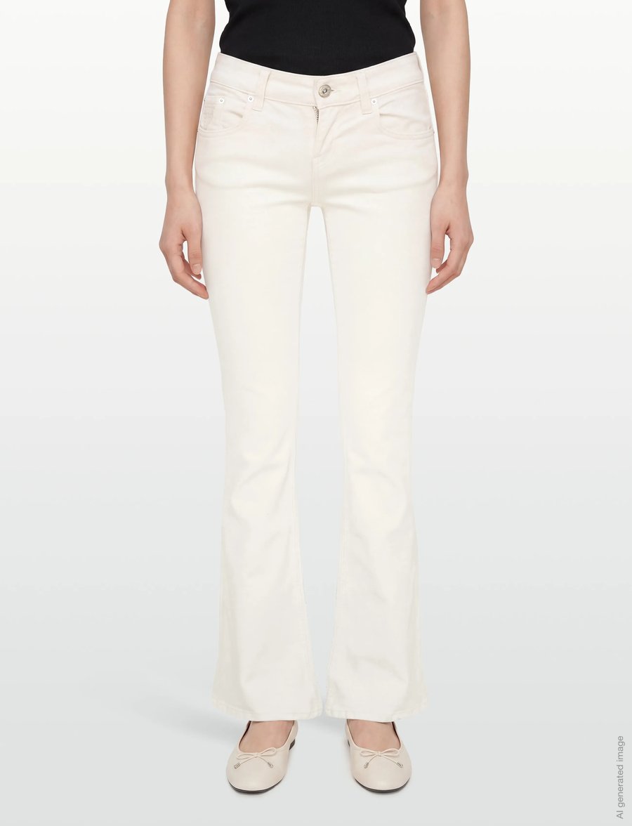 Gina Tricot - Ultra low bootcut jeans - bootcut-jeans - offwhite - 3
