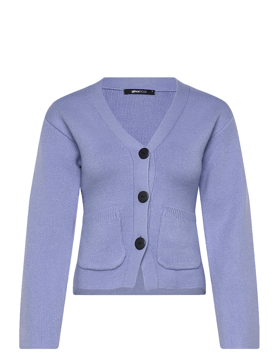 Gina Tricot - Shaped knitted cardigan - strickjacken - brunnera blue (5435) - 1