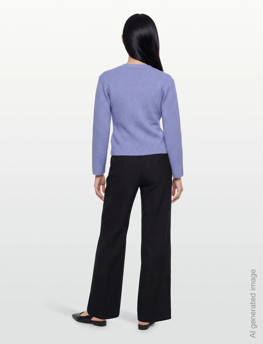 Gina Tricot - Shaped knitted cardigan - strickjacken - brunnera blue (5435) - 4
