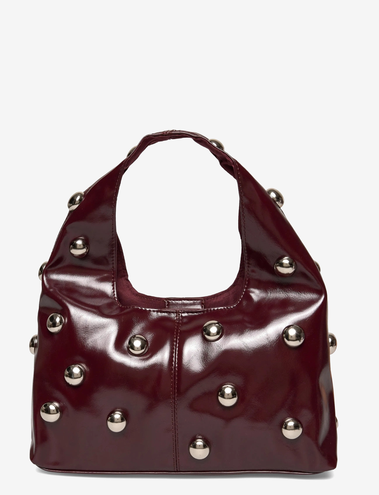 Gina Tricot - Slouchy studded bag - særlige begivenheder - burgundy (4670) - 0
