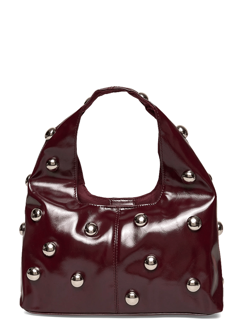 Gina Tricot - Slouchy studded bag - særlige begivenheder - burgundy (4670) - 0