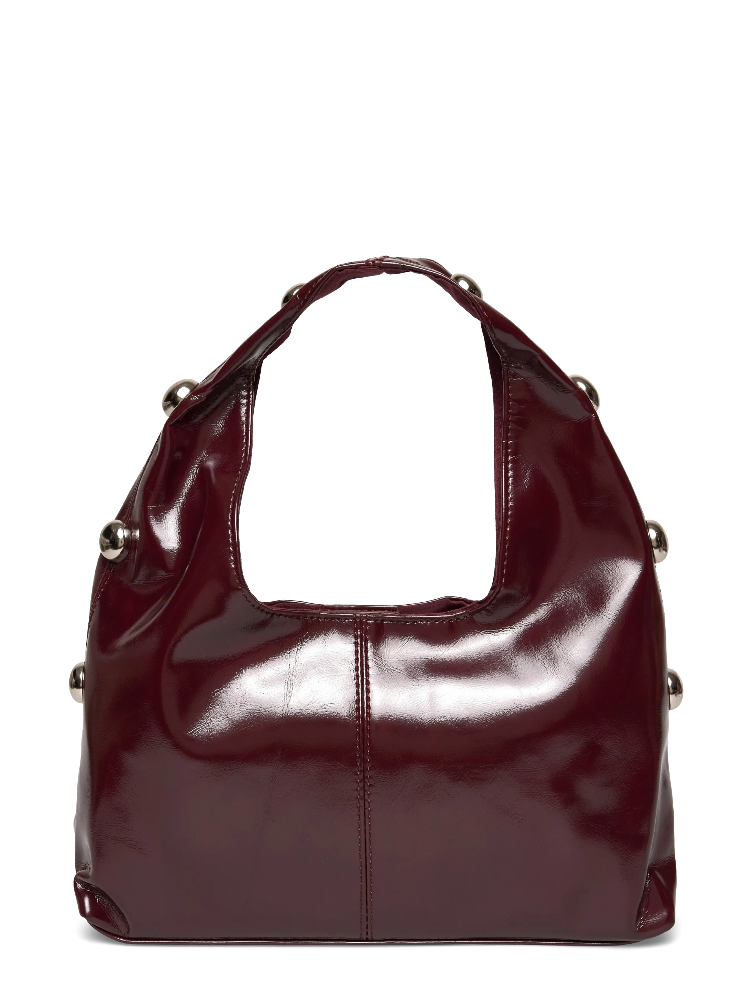 Gina Tricot - Slouchy studded bag - special occasions - burgundy (4670) - 1