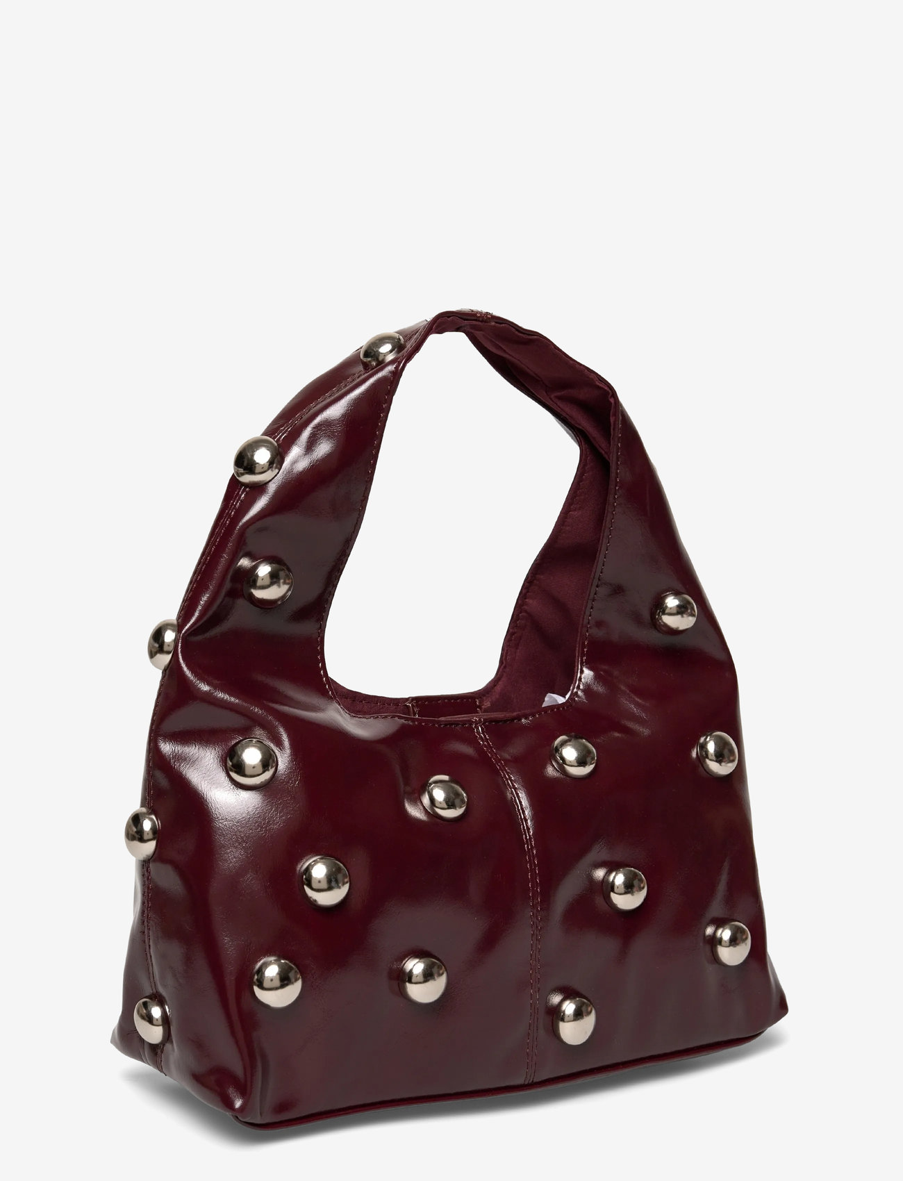 Gina Tricot - Slouchy studded bag - særlige begivenheder - burgundy (4670) - 2