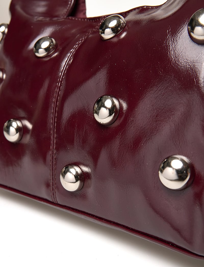 Gina Tricot - Slouchy studded bag - særlige begivenheder - burgundy (4670) - 4