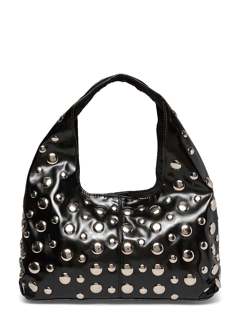 Gina Tricot - Slouchy small studded bag - speciella tillfällen - black/silver (9280) - 1