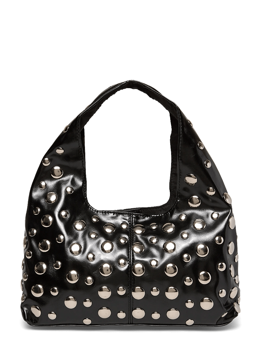 Gina Tricot - Slouchy small studded bag - erilised sündmused - black/silver (9280) - 1