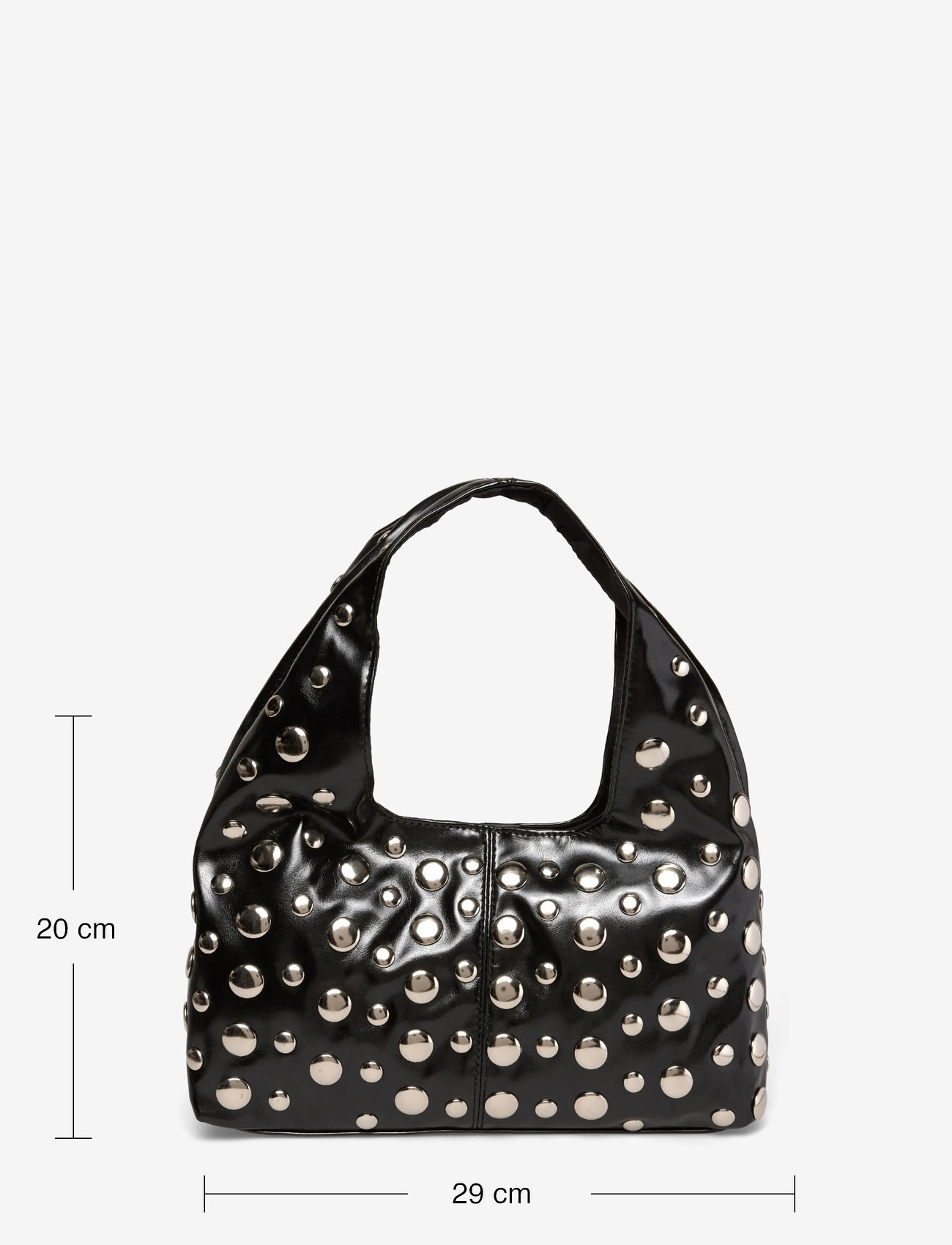 Gina Tricot - Slouchy small studded bag - special occasions - black/silver (9280) - 3