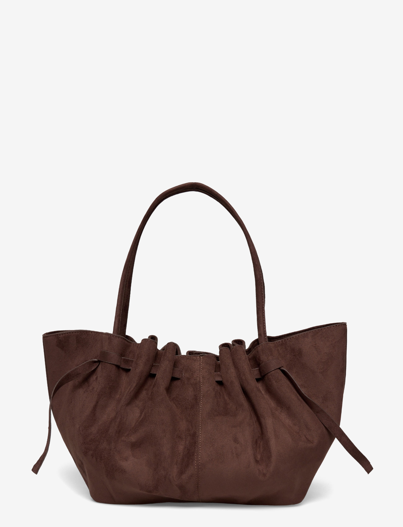 Gina Tricot - Strap detail bag - tote bags - dark brown (7180) - 0