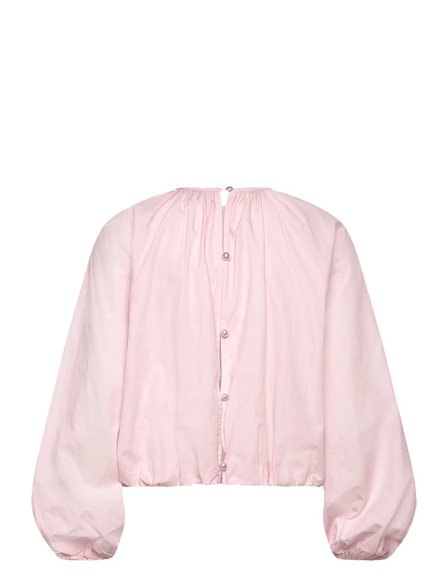 Gina Tricot - Button blouse - long sleeved blouses - pink - 2