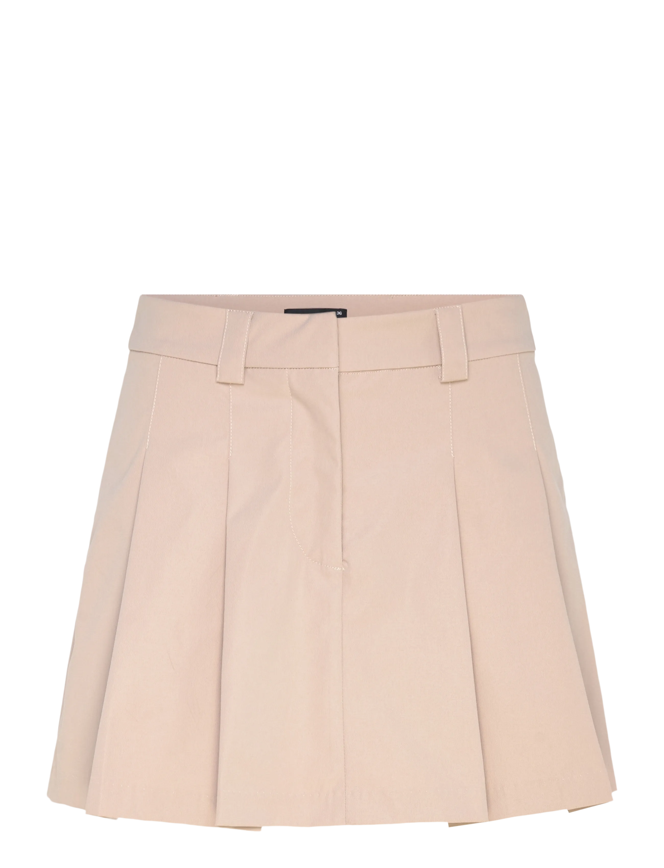Gina Tricot Pleated skirt - Tøj - SAND / beige