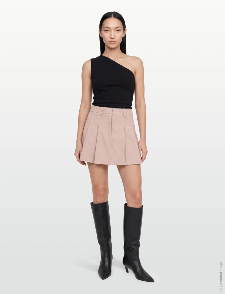 Gina Tricot - Pleated skirt - jupes plissées - sand - 0