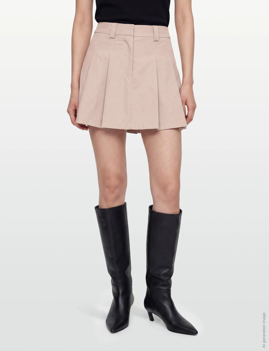 Gina Tricot - Pleated skirt - jupes plissées - sand - 3