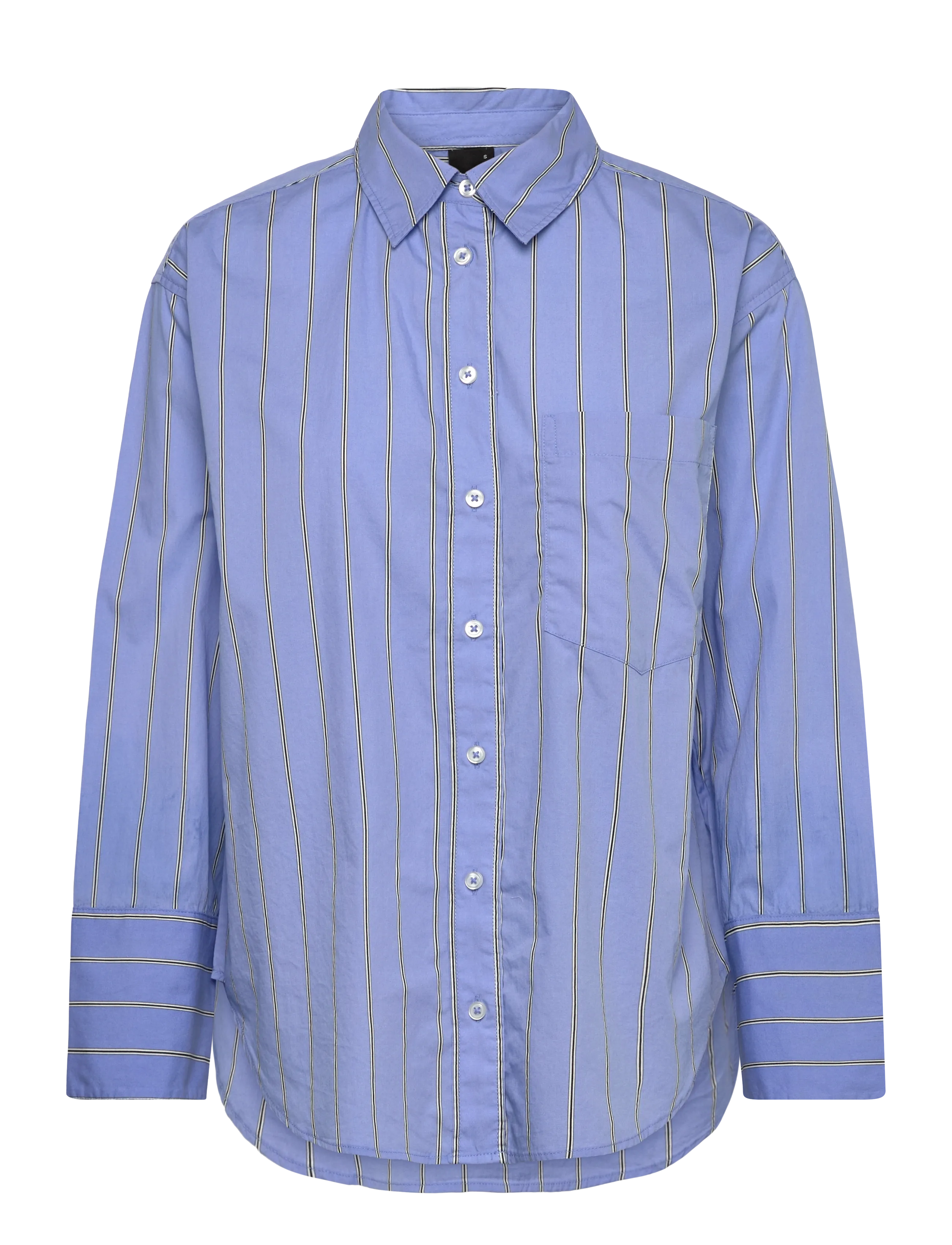 Gina Tricot Poplin shirt - Shirts - BLUE STRIPE / blue