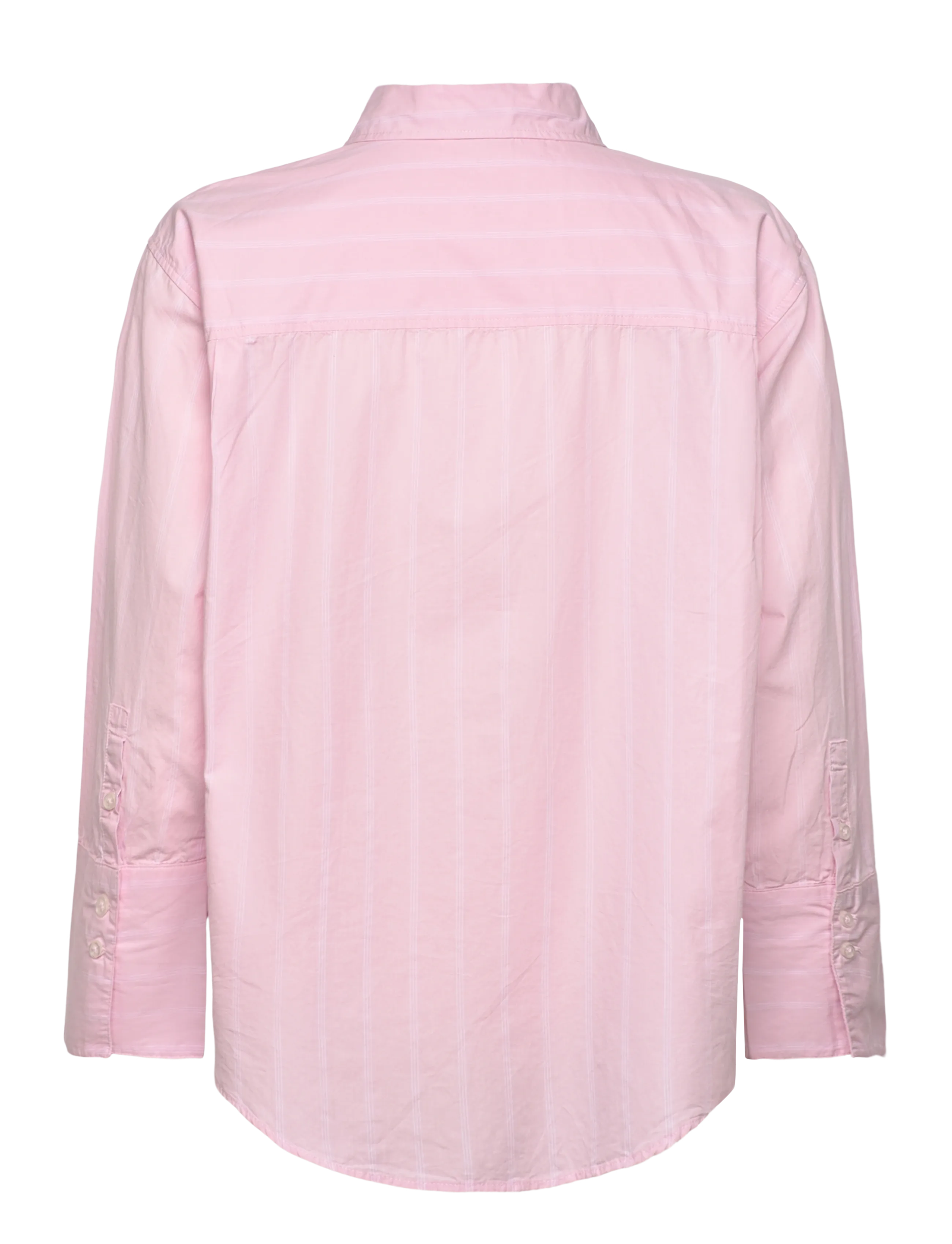 Gina Tricot - Poplin shirt - langærmede skjorter - pink/stripe (3122) - 2