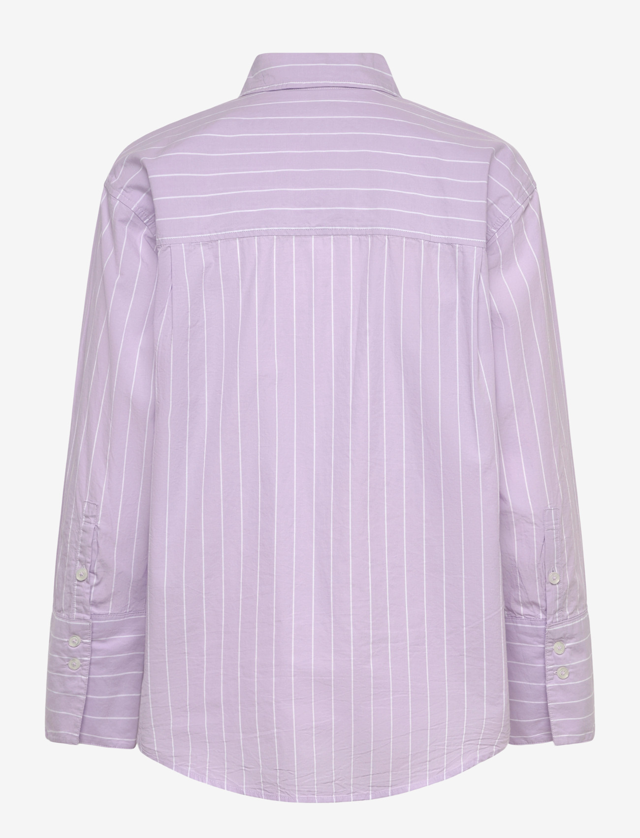 Gina Tricot - Poplin shirt - langærmede skjorter - purple/stripe (3004) - 1