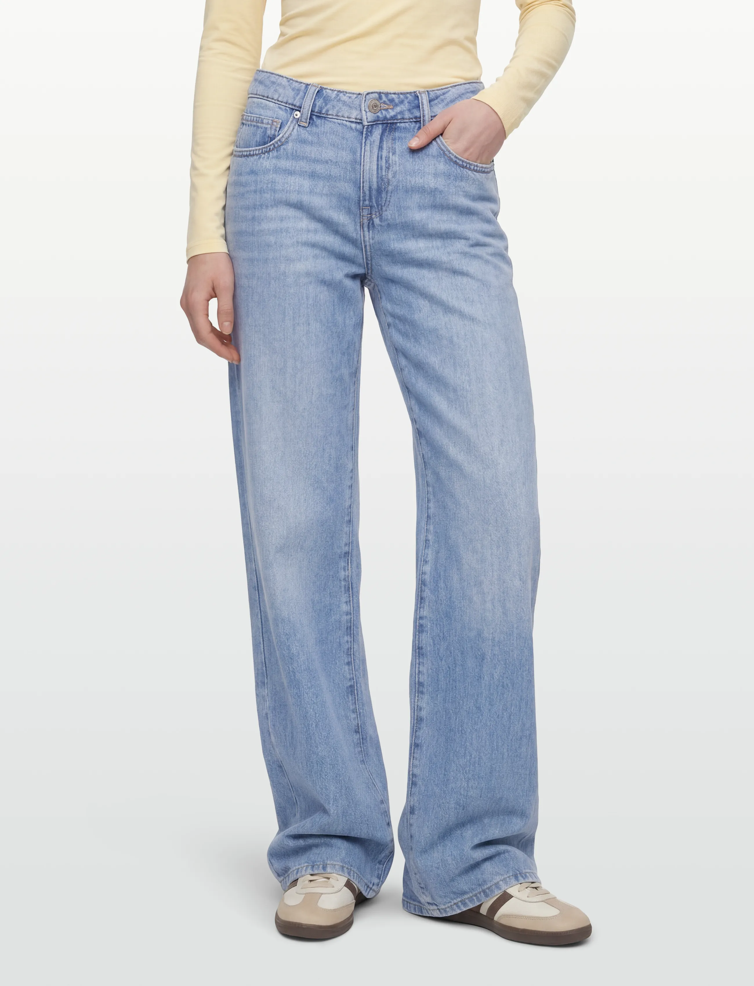 Gina Tricot - Low wide jeans - wide leg jeans - blue - 3