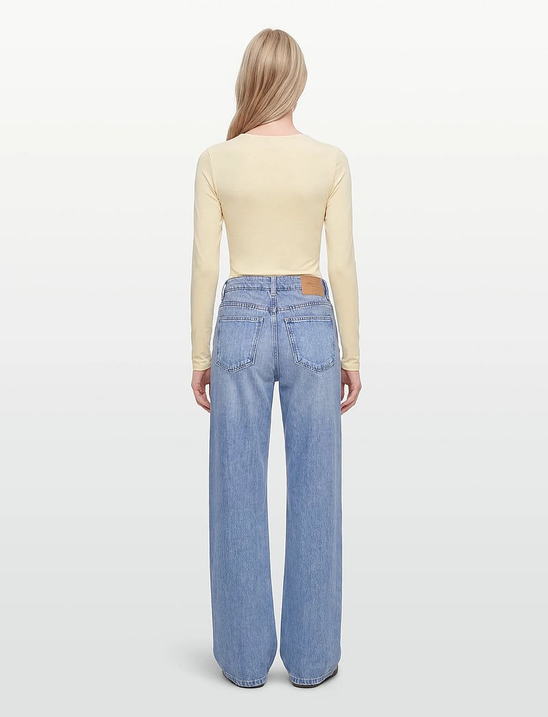 Gina Tricot - Low wide jeans - wide leg jeans - blue - 4