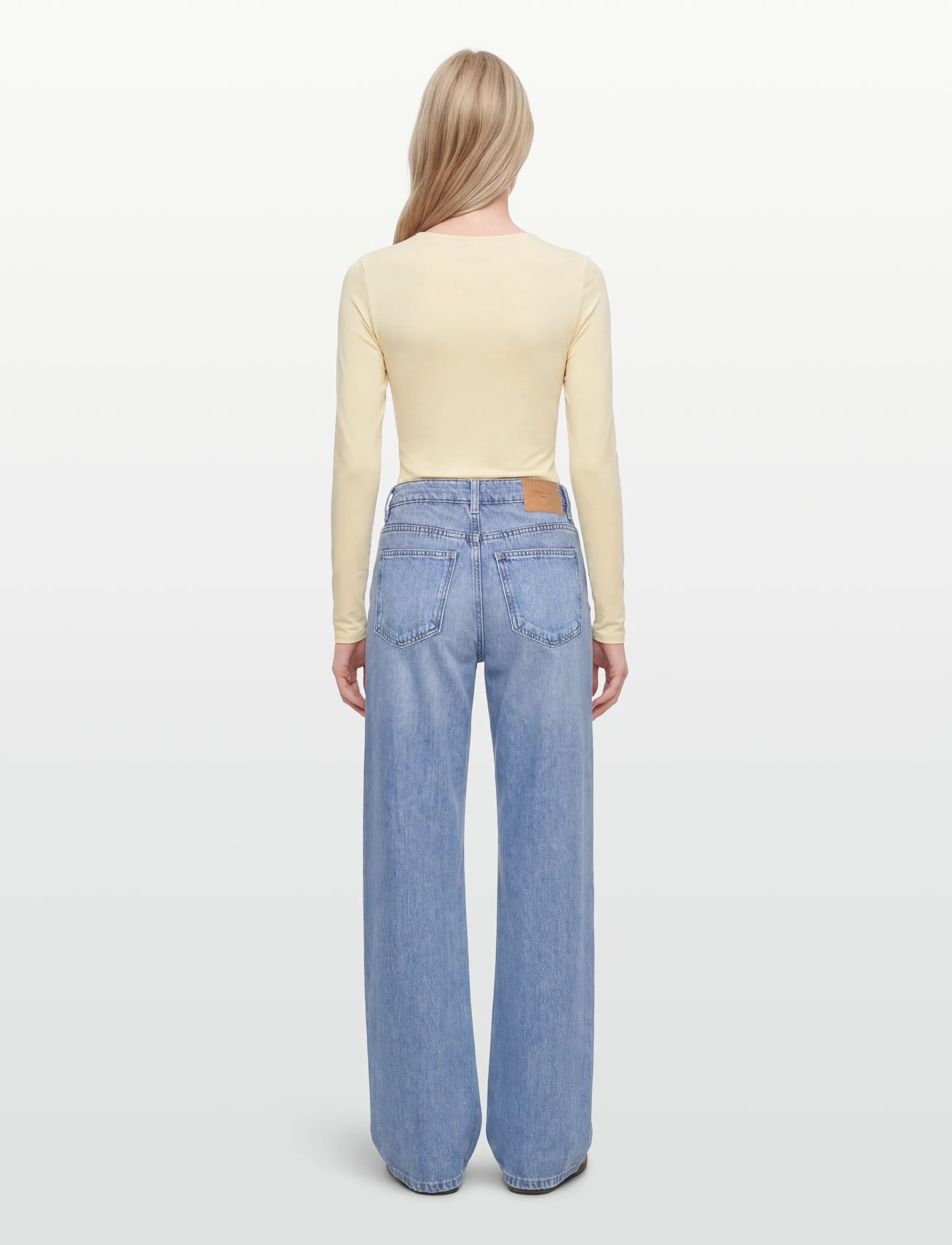 Gina Tricot - Low wide jeans - wide leg jeans - blue - 4