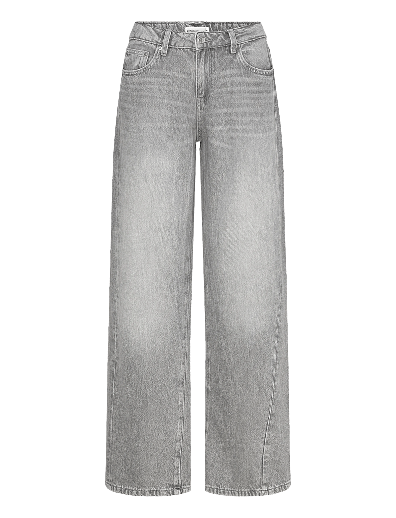 Gina Tricot - Low wide jeans - vida jeans - grey - 1