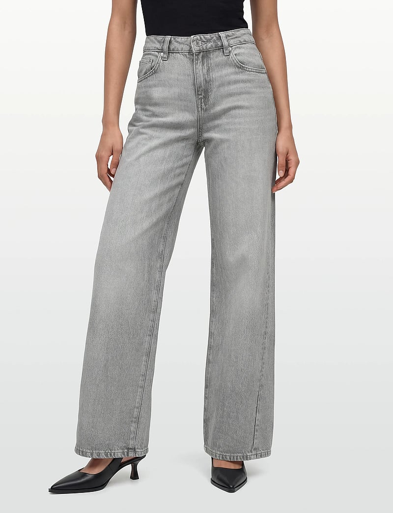 Gina Tricot - Low wide jeans - vida jeans - grey - 3