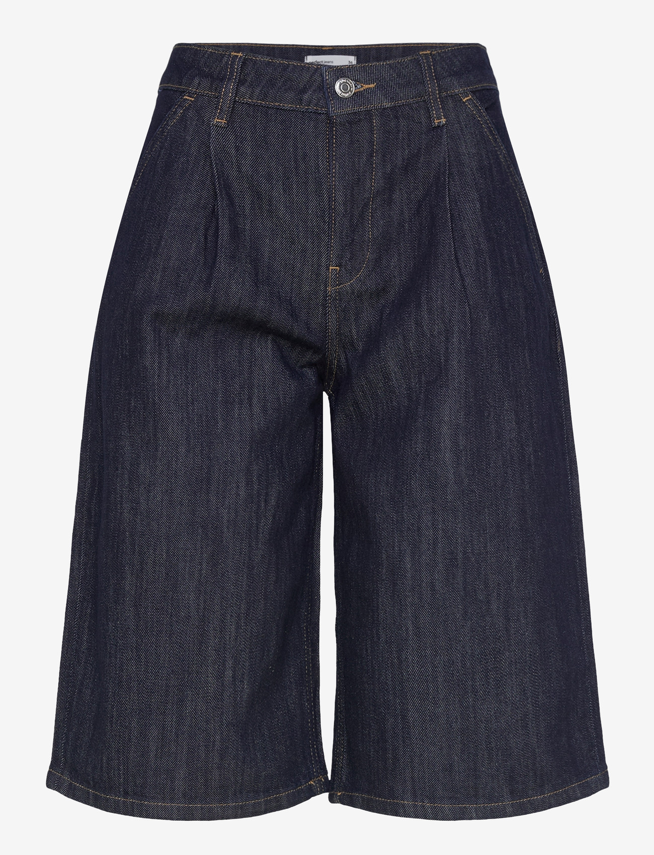 Gina Tricot - Tailored long denim shorts - jeansshorts - rinse - 0